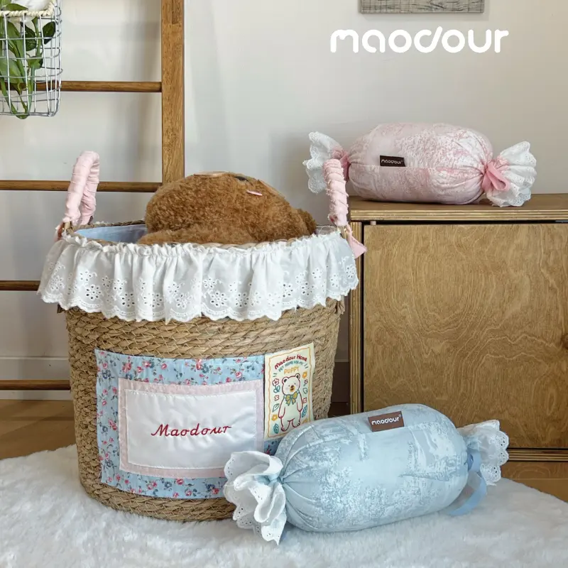 small space pet storage - Bear Pet Storage Basket